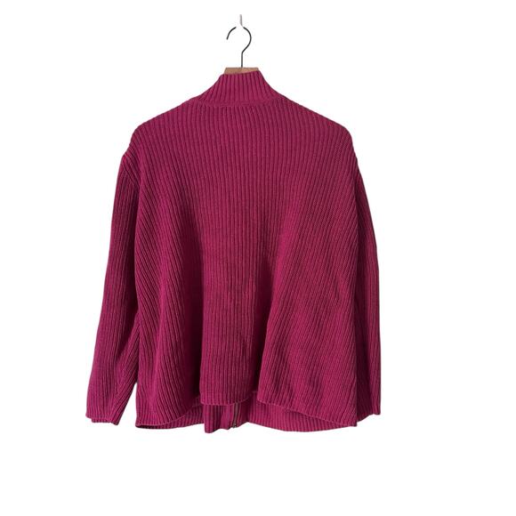 Coldwater Creek Full Zip Long Sleeve Knit Cardigan Sweater Size XL With Pockets - Picture 5 of 5